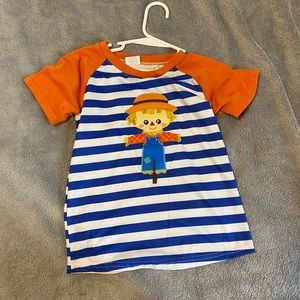 Striped scarecrow shirt